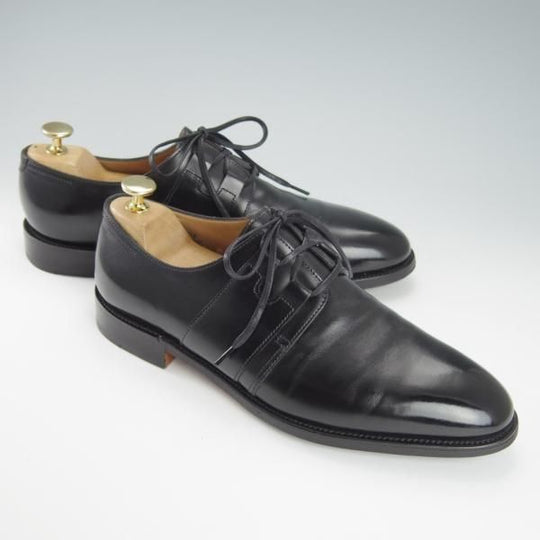 極美品★ジョンロブ 7E【定価￥291,600-★8695ラスト/AIRE/エール】プレーントゥ/ギリーシューズ/カーフ/黒/メンズ/JOHN LOBB★g333