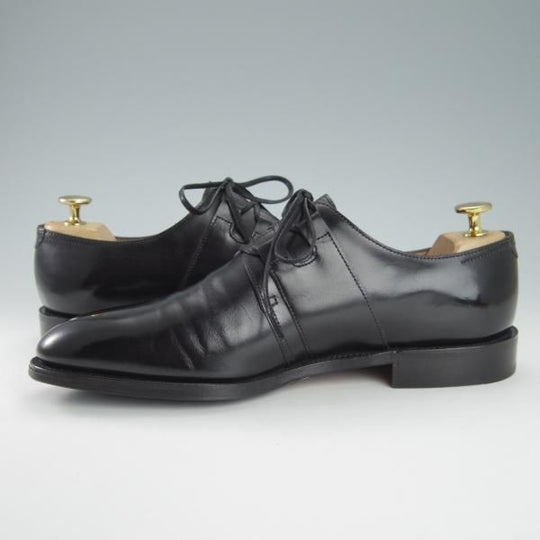 極美品★ジョンロブ 7E【定価￥291,600-★8695ラスト/AIRE/エール】プレーントゥ/ギリーシューズ/カーフ/黒/メンズ/JOHN LOBB★g333