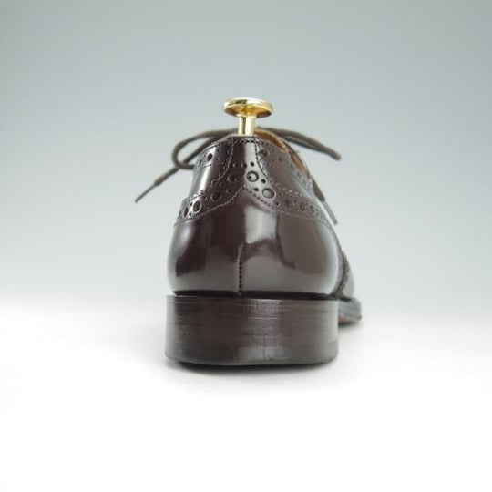 美品★チャーチ 80F/UK8【定価￥136,400-★BURWOOD/バーウッド】81ラスト/ポリッシュドバインダーカーフ/濃茶/メンズ/Church's★g336