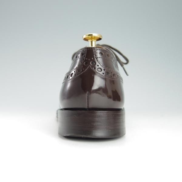 美品★チャーチ 80F/UK8【定価￥136,400-★BURWOOD/バーウッド】81ラスト/ポリッシュドバインダーカーフ/濃茶/メンズ/Church's★g336