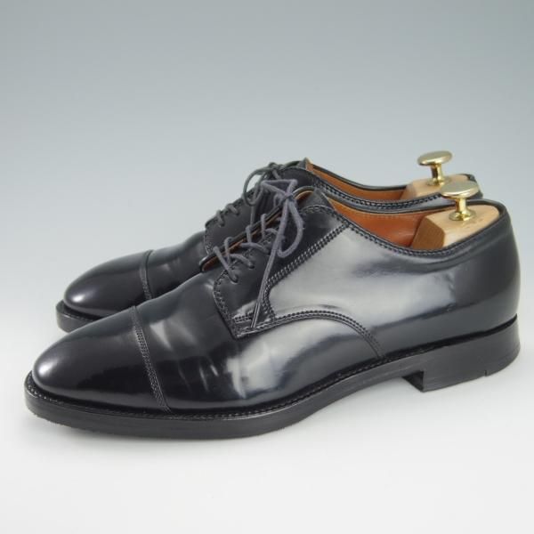 ★オールデン 7.5D【コードバン仕様★ブルックスブラザーズ別注/06607】ストレートチップ/黒/メンズ/BROOKS BROTHERS/Alden★g337