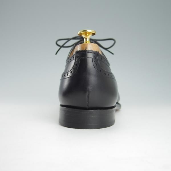 新品★(英)グレンソン 8.5F【現行定価￥64,900-★footmaster/フットマスター】BATH/22356-01/77ラスト/フルブローグ/黒/GRENSON★g339