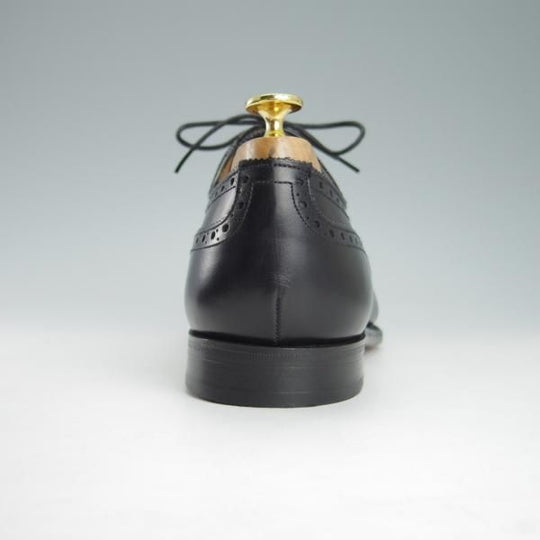 新品★(英)グレンソン 8.5F【現行定価￥64,900-★footmaster/フットマスター】BATH/22356-01/77ラスト/フルブローグ/黒/GRENSON★g339