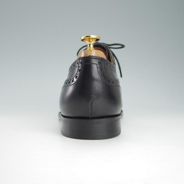 新品★(英)グレンソン 8.5F【現行定価￥64,900-★footmaster/フットマスター】BATH/22356-01/77ラスト/フルブローグ/黒/GRENSON★g339