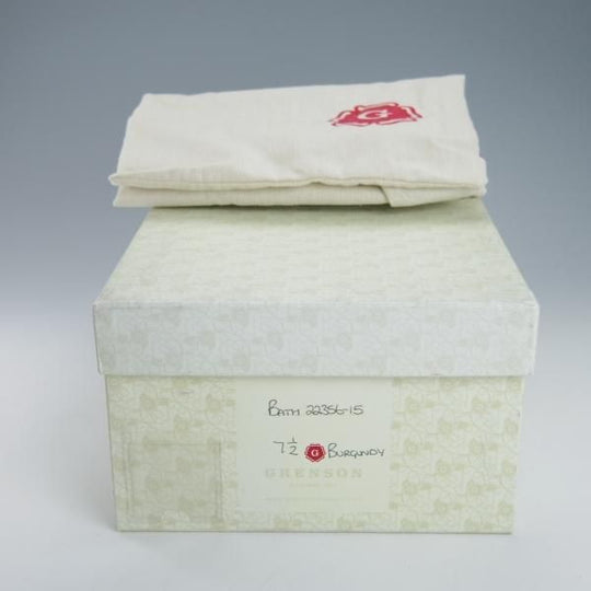 新品★(英)グレンソン 7.5F【定価￥64,900-★BATH/22356-15】フルブローグ/カーフ/バーガンディー/赤茶/メンズ/GRENSON★g340