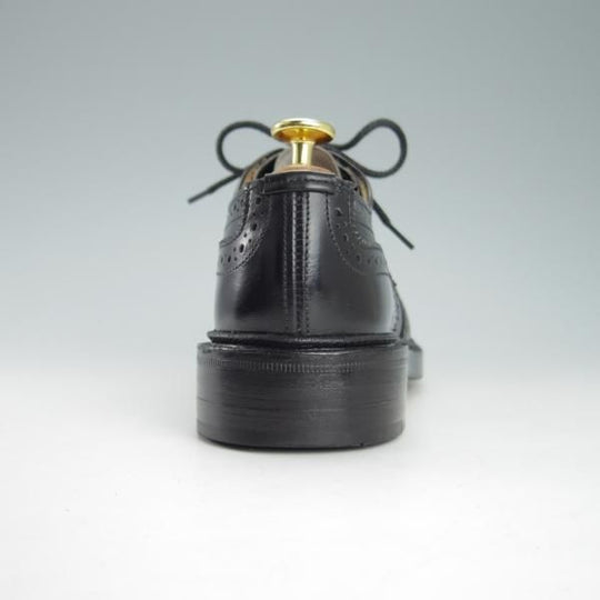 極美品★トリッカーズ(レディース) SIZE 4.5【バートン同系モデル★L6518/カントリーシューズ】フルブローグ/短靴/黒/Tricker's★g342