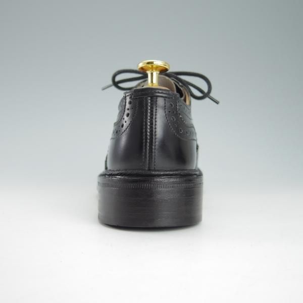 極美品★トリッカーズ(レディース) SIZE 4.5【バートン同系モデル★L6518/カントリーシューズ】フルブローグ/短靴/黒/Tricker's★g342