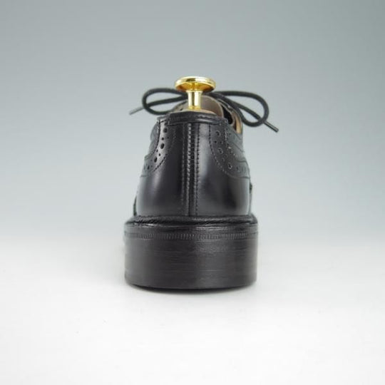 極美品★トリッカーズ(レディース) SIZE 4.5【バートン同系モデル★L6518/カントリーシューズ】フルブローグ/短靴/黒/Tricker's★g342