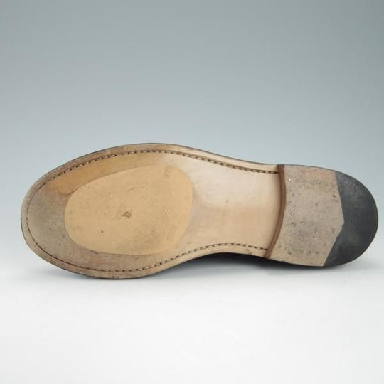 極美品★トリッカーズ(レディース) SIZE 4.5【バートン同系モデル★L6518/カントリーシューズ】フルブローグ/短靴/黒/Tricker's★g342