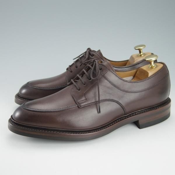 未使用★ラルフローレン SIZE 24.5【定価￥50,600-★ダイナイトソール仕様/RL06】Uチップ/カーフ/濃茶/Ralph Lauren/REGAL★g345