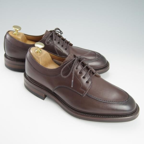 未使用★ラルフローレン SIZE 24.5【定価￥50,600-★ダイナイトソール仕様/RL06】Uチップ/カーフ/濃茶/Ralph Lauren/REGAL★g345