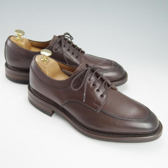 未使用★ラルフローレン SIZE 24.5【定価￥50,600-★ダイナイトソール仕様/RL06】Uチップ/カーフ/濃茶/Ralph Lauren/REGAL★g345