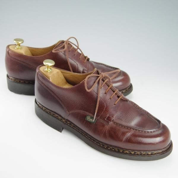 極上★パラブーツ SIZE 8【定価￥71,500-★シャンボード/CHAMBORD】マロン/MARRON/リスレザー/TEXソール/Uチップ/茶/Paraboot★g346