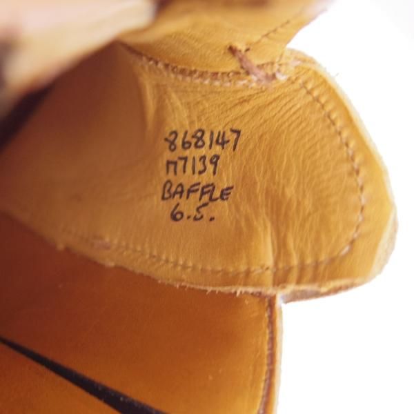 未使用★トリッカーズ SIZE 6【貴重★トレーディングポスト×ギルド・オブ・クラフツ別注】エイコンアンティーク/BAFFLE/Tricker's★g347
