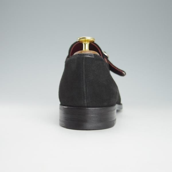 極美品★チャーチ 80F/UK8【最上級★マスタークラス/Masterclass/73ラスト】ビームス別注/モンクストラップ/黒/BEAMS/Church's★g348