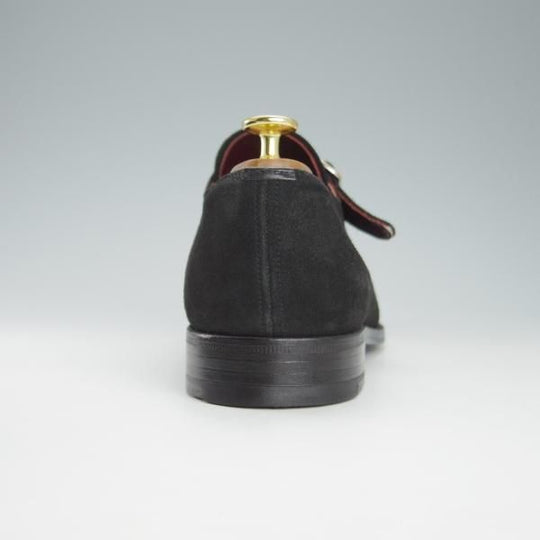 極美品★チャーチ 80F/UK8【最上級★マスタークラス/Masterclass/73ラスト】ビームス別注/モンクストラップ/黒/BEAMS/Church's★g348