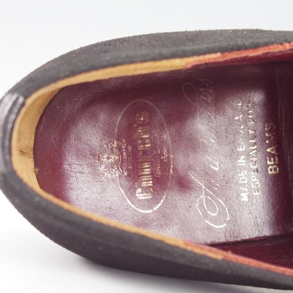 極美品★チャーチ 80F/UK8【最上級★マスタークラス/Masterclass/73ラスト】ビームス別注/モンクストラップ/黒/BEAMS/Church's★g348