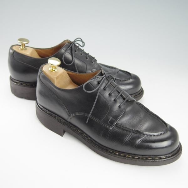 ★パラブーツ SIZE 6【定価￥71,500-★シャンボード/CHAMBORD】TEXソール/リスレザー/NOIR/黒/Uチップ/メンズ/Paraboot★g350