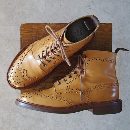 極上★トリッカーズ SIZE 7【現行定価￥96,800-★ダイナイトソール仕様/モールトン】エイコンアンティーク/カントリーブーツ/Tricker's★g351