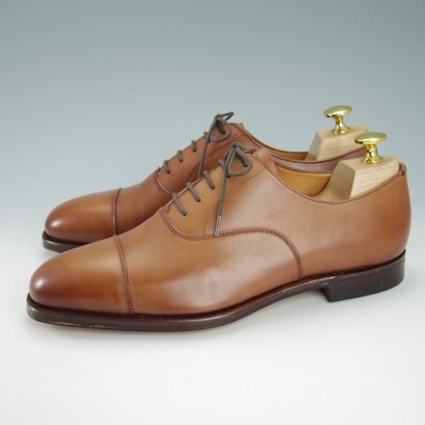 【美品】Grenson ブラウン ストレートチップ 極上☆グレンソン UK5.5【☆英国老舗ショップ】BROWNS LONDON