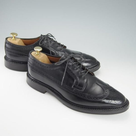 美品★(米)アレンエドモンズ 8.5D【定価￥75,900-★MacNeil/マクニール】ロングウイング/カーフ/黒/メンズ/ALLEN EDMONDS★g355