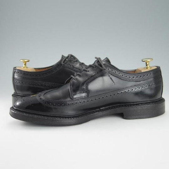 美品★(米)アレンエドモンズ 8.5D【定価￥75,900-★MacNeil/マクニール】ロングウイング/カーフ/黒/メンズ/ALLEN EDMONDS★g355