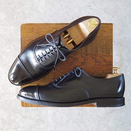 美品★(米)アレンエドモンズ 8.5D【定価￥75,900-★パークアベニュー/Park Avenue】ストレートチップ/黒/メンズ/ALLEN EDMONDS★g356