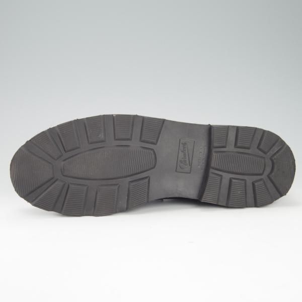 極美品★パラブーツ SIZE 9【定価￥71,500-★ランス/REIMS】マルシェソール/コインローファー/グレインレザー/NOIR/黒/Paraboot★g357