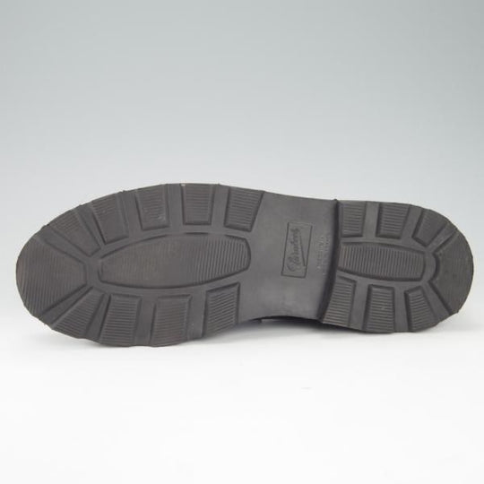 極美品★パラブーツ SIZE 9【定価￥71,500-★ランス/REIMS】マルシェソール/コインローファー/グレインレザー/NOIR/黒/Paraboot★g357