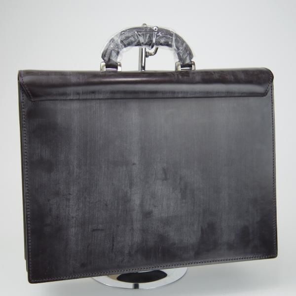 新品★ココマイスター【現行定価￥220,000-★ブライドルレザー仕様/ブリーフケース】メンズ/ビジネス/バッグ/黒/革/鞄/COCOMEISTER★N5684