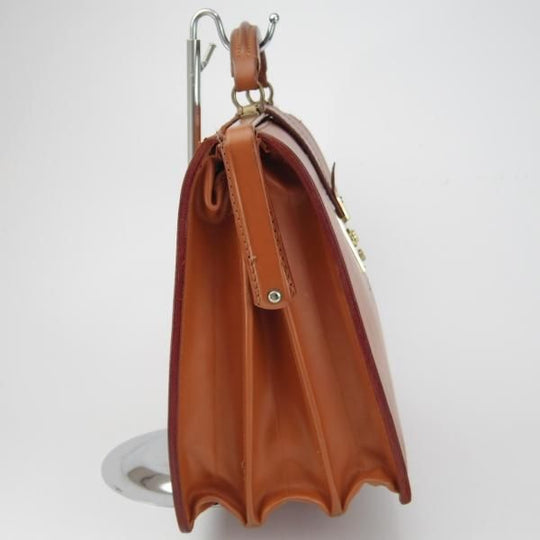 極上★(英)Barrow&Hepburn【販売価格20万円以上★ブライドルレザー仕様/ダレスバッグ】メンズ/ビジネス/茶/革/鞄/バロウ＆ヘップバーン★N5685