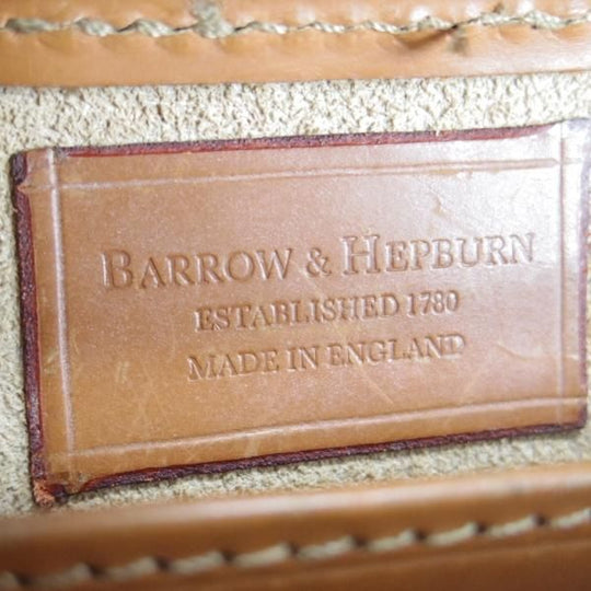 極上★(英)Barrow&Hepburn【販売価格20万円以上★ブライドルレザー仕様/ダレスバッグ】メンズ/ビジネス/茶/革/鞄/バロウ＆ヘップバーン★N5685