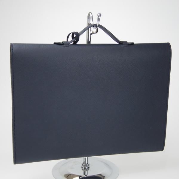 新品★(英)SIMPSON LONDON/シンプソン【定価￥113,400-★マッキントッシュ別注/ブリーフケース】メンズ/ビジネス/バッグ/紺/革/鞄★N5687