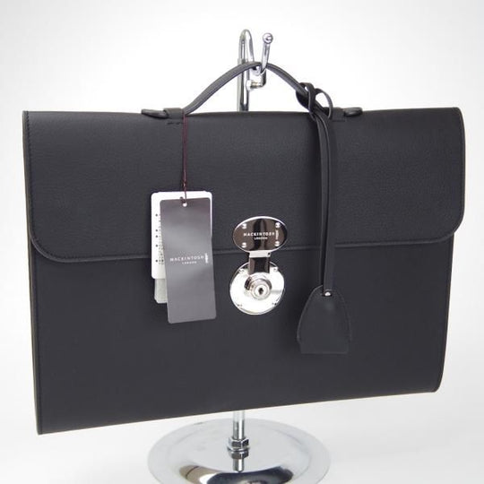 新品★(英)SIMPSON LONDON/シンプソン【定価￥113,400-★マッキントッシュ別注/ブリーフケース】メンズ/ビジネス/バッグ/黒/革/鞄★N5688
