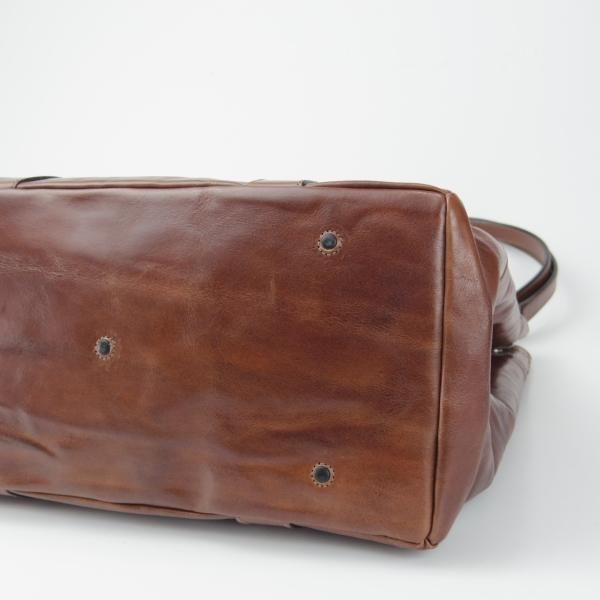 極上★(伊)ダニエル&ボブ【定価￥107,800-★クロドーロ/ロディ/2WAY CULODORO RODI 】メンズ/トートバッグ/鞄/革/茶/Daniel&Bob★N5691