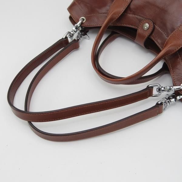 極上★(伊)ダニエル&ボブ【定価￥107,800-★クロドーロ/ロディ/2WAY CULODORO RODI 】メンズ/トートバッグ/鞄/革/茶/Daniel&Bob★N5691