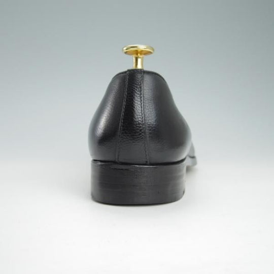 ★(伊)タニノクリスチー SIZE 7.5【定価15万円以上★ローファー/108788】スリッポン/グレインレザー/黒/メンズ/TANINO CRISCI★g362