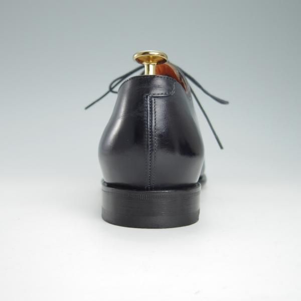 極美品★(伊)サントーニ SIZE 5【★ホールカット/15833】カーフ/紺/メンズ/Santoni★g363