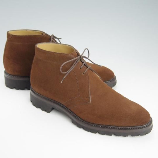 ほぼ未使用★(伊)マック・バレンス SIZE 6【定価8万円程度★(伊)Eボナフェ直系ブランド】(英)C.F.ステッド社スエード/MAC BAREN'S★g364