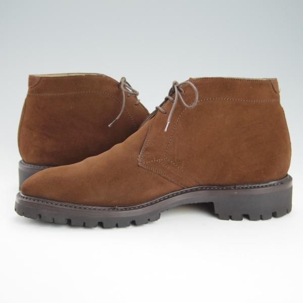 ほぼ未使用★(伊)マック・バレンス SIZE 6【定価8万円程度★(伊)Eボナフェ直系ブランド】(英)C.F.ステッド社スエード/MAC BAREN'S★g364