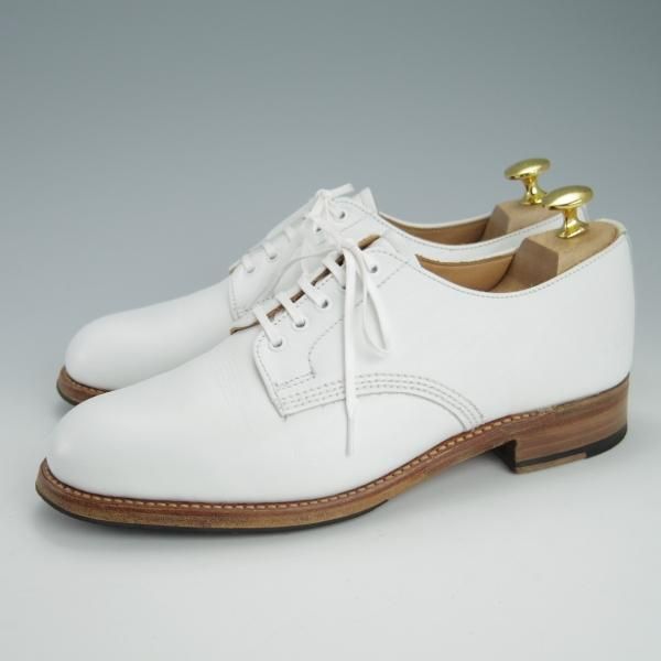 Sanders サンダース 新品未使用 白 サイズ7 SANDERS】サンダース ホワイトバックス 70年代 プレーントゥ
