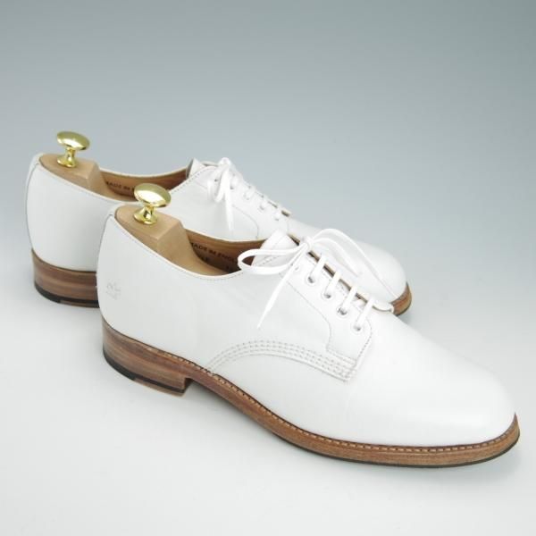 Sanders サンダース 新品未使用 白 サイズ7 SANDERS】サンダース ホワイトバックス 70年代 プレーントゥ