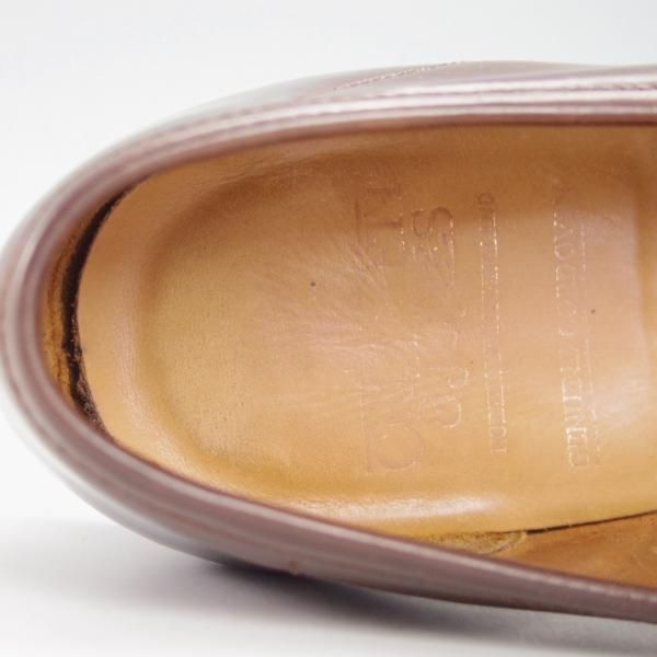 極上★クロケット&ジョーンズ 9.5E【コードバン仕様★茶/ダークブラウン】HARVARD/314ラスト/コインローファー/Crockett&Jones★g367