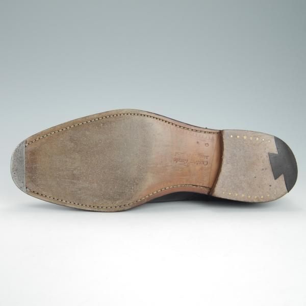 極上★チャーチ 80G/UK8【定価￥96,800-★ディプロマット/DIPLOMAT】173ラスト/セミブローグ/カーフ/黒/メンズ/Church's★g369