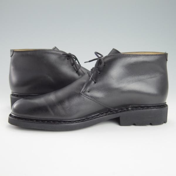 ほぼ未使用★パラブーツ SIZE 5.5【定価￥68,200-★Lully/ルーリー】ギャラクシーソール/チャッカブーツ/カーフ/黒/Paraboot★g372