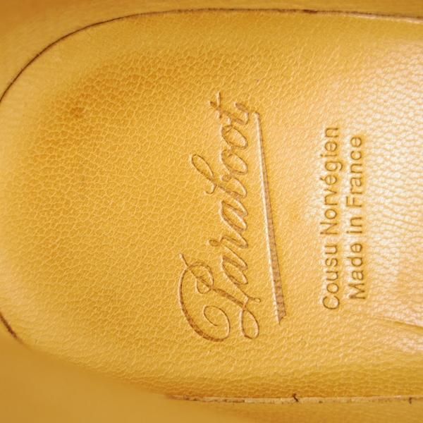 ほぼ未使用★パラブーツ SIZE 5.5【定価￥68,200-★Lully/ルーリー】ギャラクシーソール/チャッカブーツ/カーフ/黒/Paraboot★g372