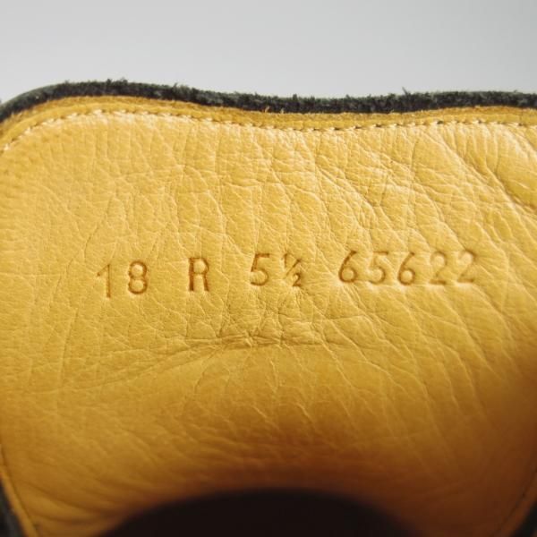 ほぼ未使用★パラブーツ SIZE 5.5【定価￥68,200-★Lully/ルーリー】ギャラクシーソール/チャッカブーツ/カーフ/黒/Paraboot★g372