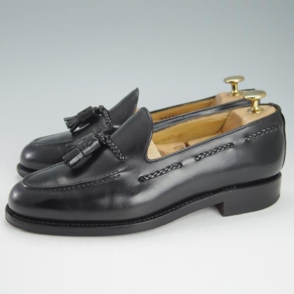 ★(スペイン製)Berwick/バーウィック SIZE 6【モデル定価￥33,000-★UNIVERSAL LANGUAGE別注/4340】タッセルローファー/カーフ/黒★g373