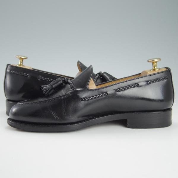 ★(スペイン製)Berwick/バーウィック SIZE 6【モデル定価￥33,000-★UNIVERSAL LANGUAGE別注/4340】タッセルローファー/カーフ/黒★g373