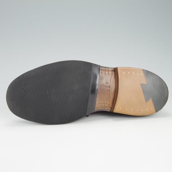 極上★チャーチ 60F/UK6【コードバン仕様★旧チャーチ/224ラスト/STRATTON】プレーントゥ/赤茶/メンズ/Church's★g374